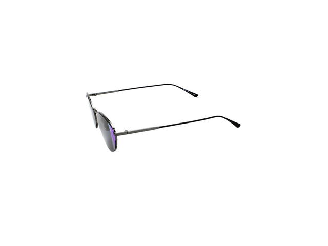 Bottega Veneta Bottega Veneta BV0245S Sunglasses In Black Metal Frame With Mirror Lens - view 5