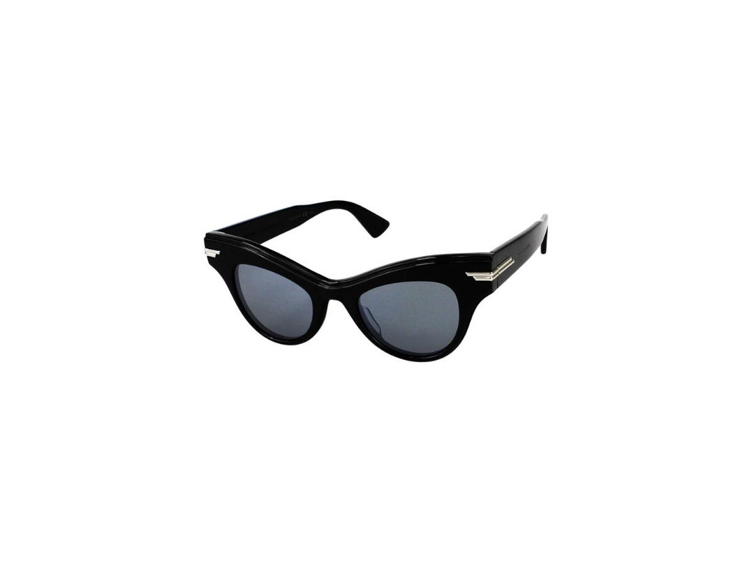 Bottega Veneta Bottega Veneta BV1004S Sunglasses In Black Plastic Frame With Grey Lens