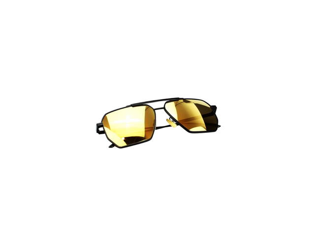 Bottega Veneta Bottega Veneta BV1012S Sunglasses In Black Metal Frame With Mirror Lens - view 6