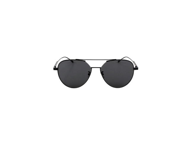 Bottega Veneta Bottega Veneta BV1013SK Sunglasses In Black Metal Frame With Grey Lens - view 2