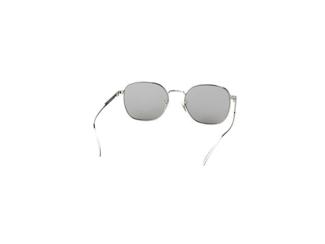 Bottega Veneta Bottega Veneta BV1014SK Sunglasses In Silver Metal Frame With Grey Lens - view 4