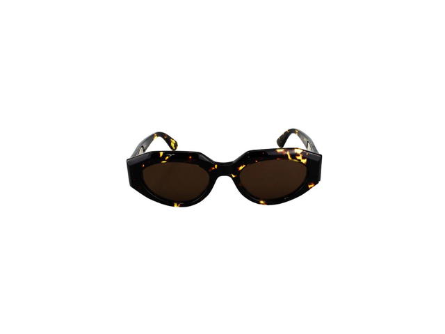 Bottega Veneta Bottega Veneta BV1031S Sunglasses In Havana Plastic Frame With Brown Lens - view 2