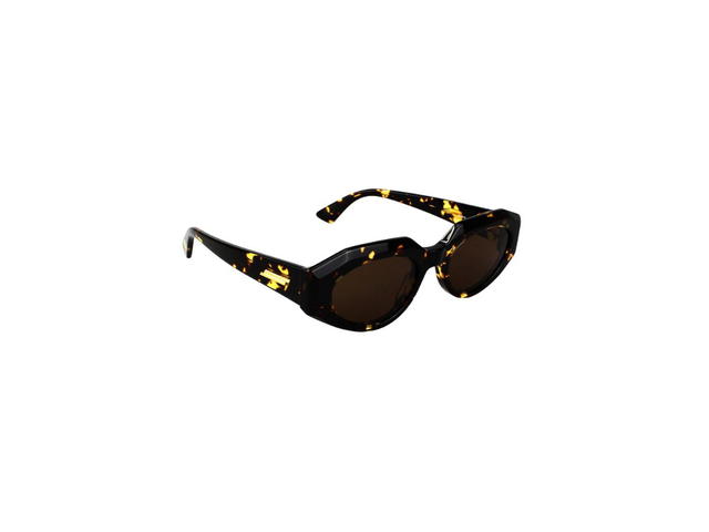 Bottega Veneta Bottega Veneta BV1031S Sunglasses In Havana Plastic Frame With Brown Lens - view 3