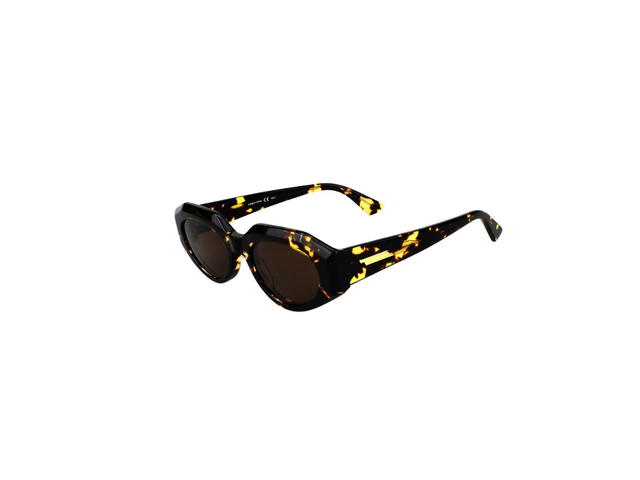 Bottega Veneta Bottega Veneta BV1031S Sunglasses In Havana Plastic Frame With Brown Lens - view 5