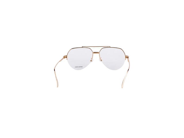 Bottega Veneta Bottega Veneta BV1050O Glasses In Gold Metal Frame With Demo Lens - view 4