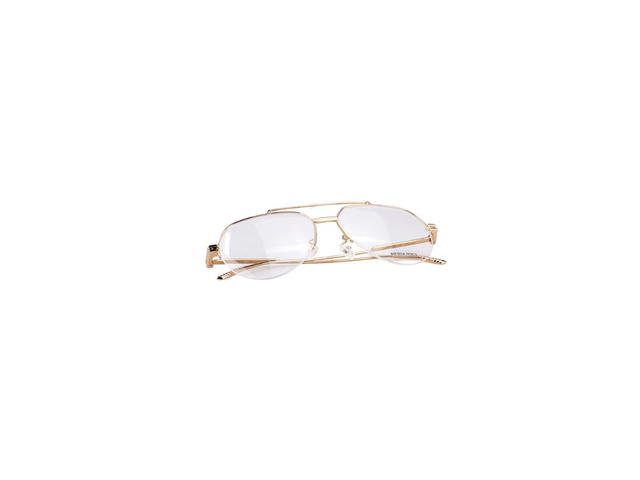 Bottega Veneta Bottega Veneta BV1050O Glasses In Gold Metal Frame With Demo Lens - view 6