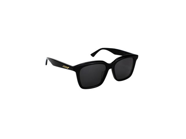 Bottega Veneta Bottega Veneta BV1094SA Sunglasses In Black Plastic Frame With Grey Lens - view 3