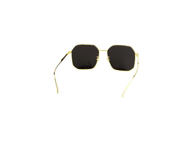 Bottega Veneta Bottega Veneta BV1108SA Sunglasses In Gold Metal Frame With Grey Lens - view 4