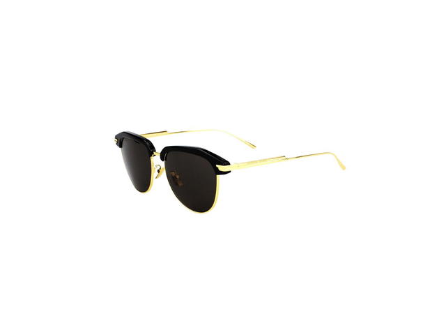 Bottega Veneta Bottega Veneta BV1112SA Sunglasses In Gold Plastic Metal Frame With Grey Lens - view 5
