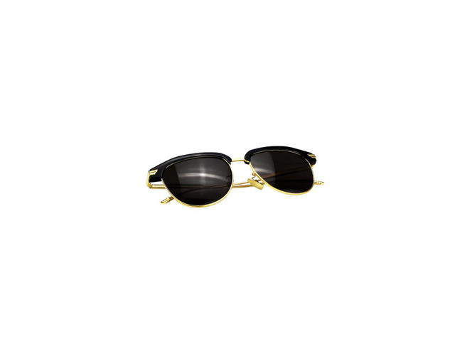 Bottega Veneta Bottega Veneta BV1112SA Sunglasses In Gold Plastic Metal Frame With Grey Lens - view 6