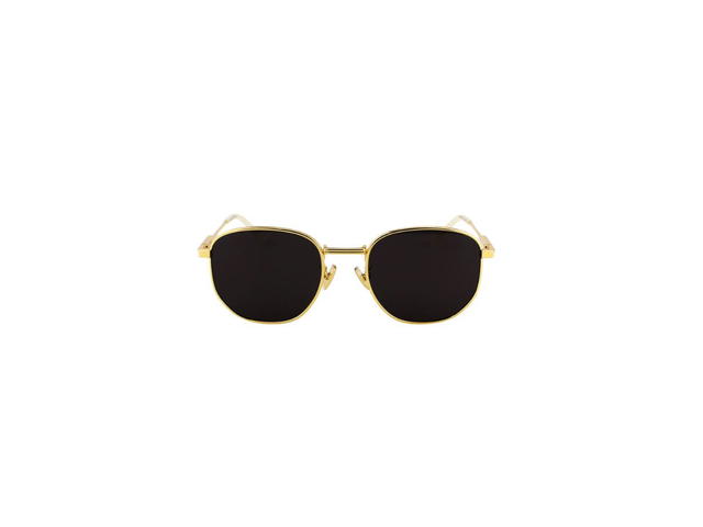 Bottega Veneta Bottega Veneta BV1160SA Sunglasses In Gold Metal Frame With Grey Lens - view 2