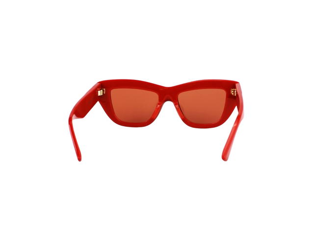 Bottega Veneta Bottega Veneta BV1218S Sunglasses In Plastic Frame With Red Lenses - view 4
