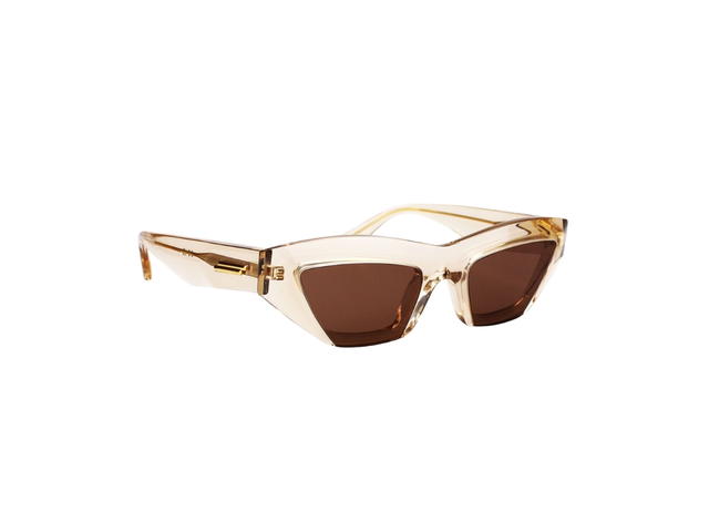 Bottega Veneta Bottega Veneta BV1219S Sunglasses In Plastic Frame With Brown Lenses - view 3