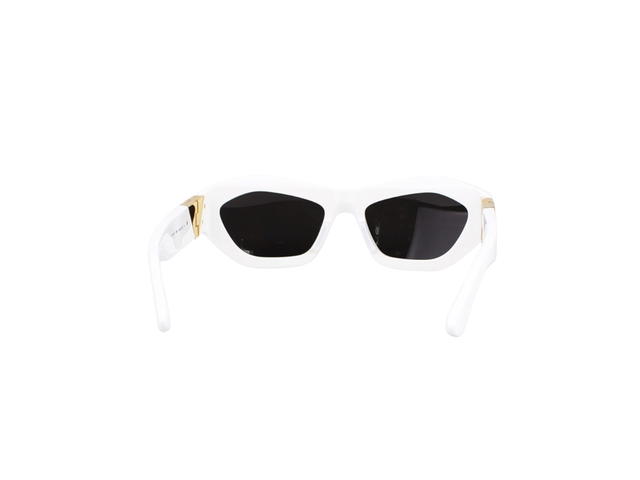 Bottega Veneta Bottega Veneta BV1221S Cat-Eye Sunglasses In White Acetate Frame With Grey Lenses - view 4