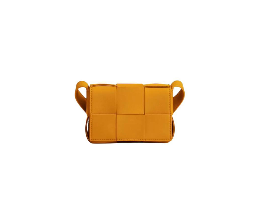 Bottega Veneta Bottega Veneta Candy Cassette In Soft Lambskin Leather With Gold Finish Hardware Cob