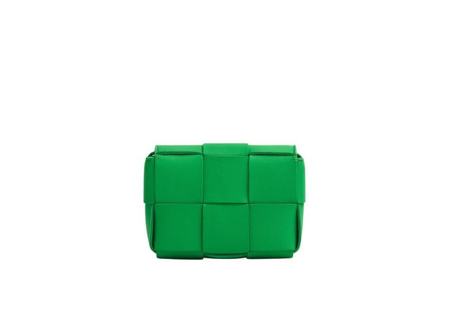 Bottega Veneta Bottega Veneta Candy Cassette In Soft Lambskin Leather With Gold Finish Hardware Parakeet - view 2