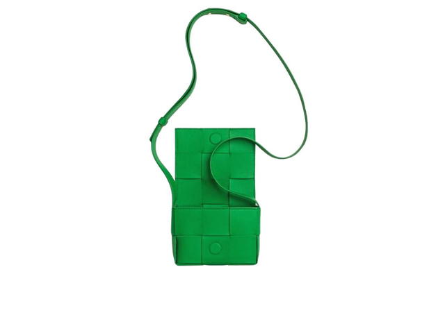 Bottega Veneta Bottega Veneta Candy Cassette In Soft Lambskin Leather With Gold Finish Hardware Parakeet - view 3