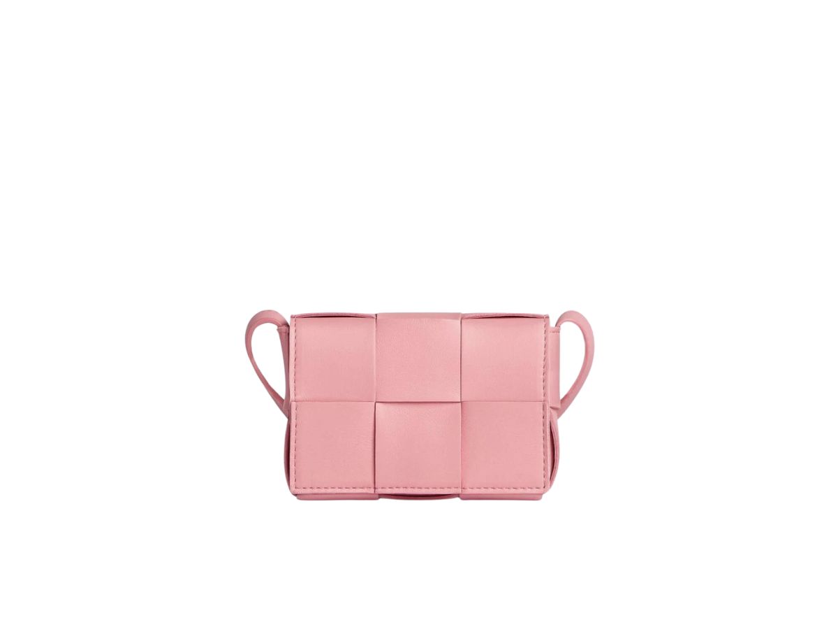 Bottega Veneta Bottega Veneta Candy Cassette In Soft Lambskin Leather With Gold Finish Hardware Ribbon