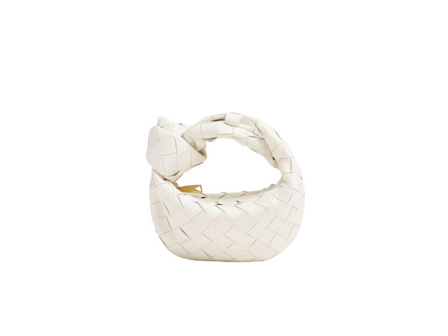 Bottega Veneta Bottega Veneta Candy Jodie In Lambskin With Gold Finish Hardware Chalk - view 1
