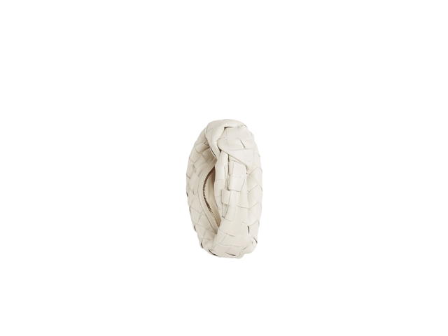 Bottega Veneta Bottega Veneta Candy Jodie In Lambskin With Gold Finish Hardware Chalk - view 2