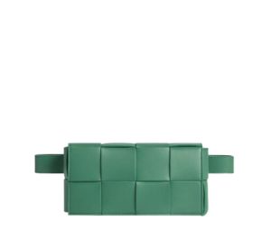Buy Bottega Veneta Mini Cassette Belt Bag In Lambskin With Gold Finish Hardware Mermaid at Sasom – Authentic and Ready to Ship