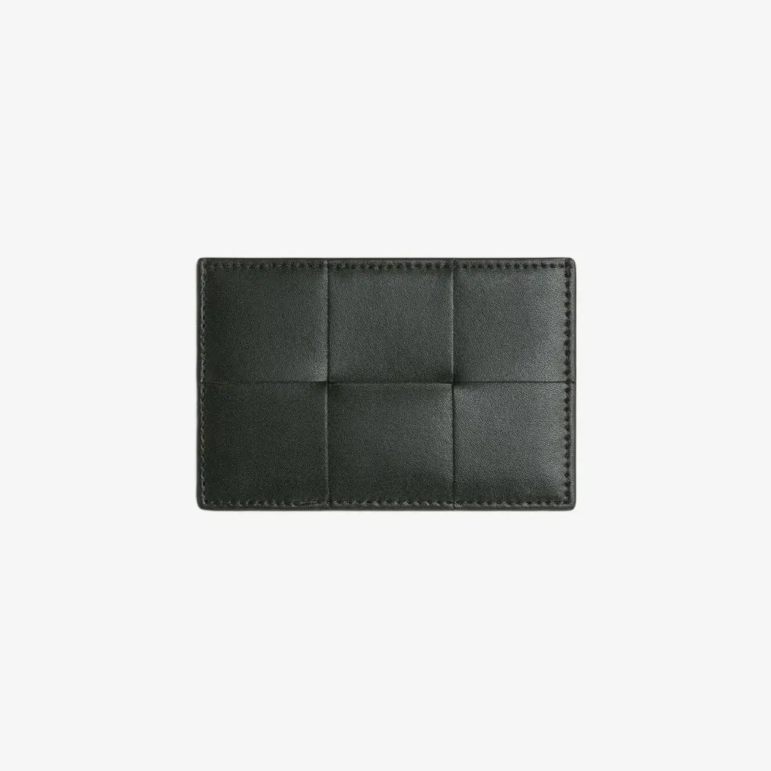Bottega Veneta Bottega Veneta Cassette Credit Card Case Dark Green