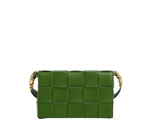Buy Bottega Veneta Cassette In Intreccio Grained Leather With Gold Finish Avocado at Sasom – Authentic and Ready to Ship