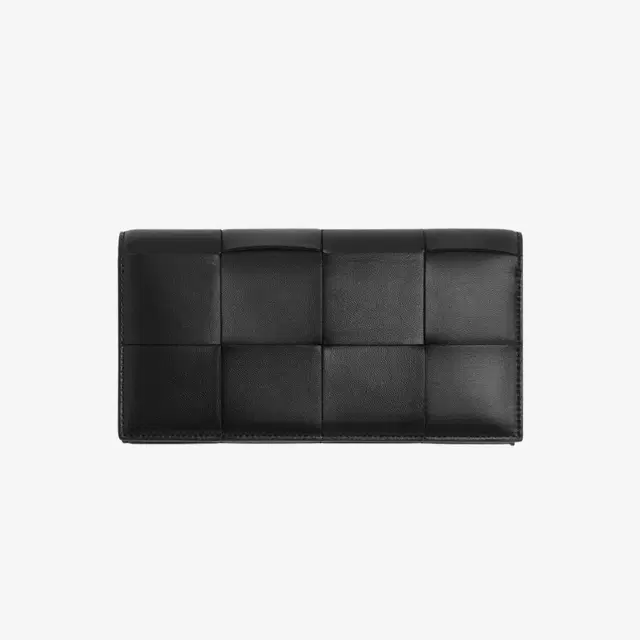 Bottega Veneta Bottega Veneta Cassette Large Flap Wallet Black - view 1