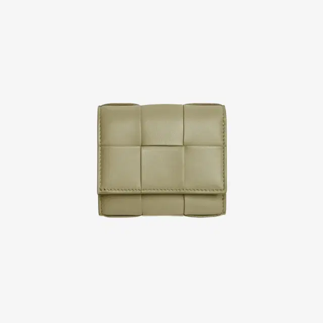 Bottega Veneta Bottega Veneta Cassette Tri-Fold Zip Wallet Travertine - view 1