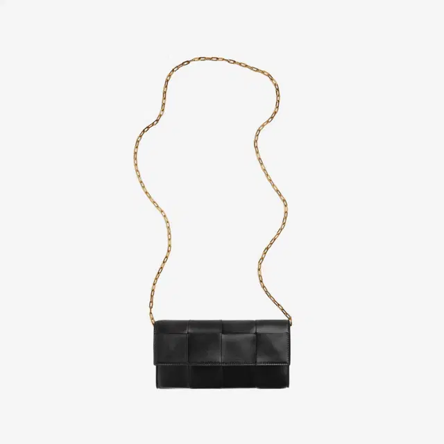 Bottega Veneta Bottega Veneta Cassette Wallet On Chain Black - view 2