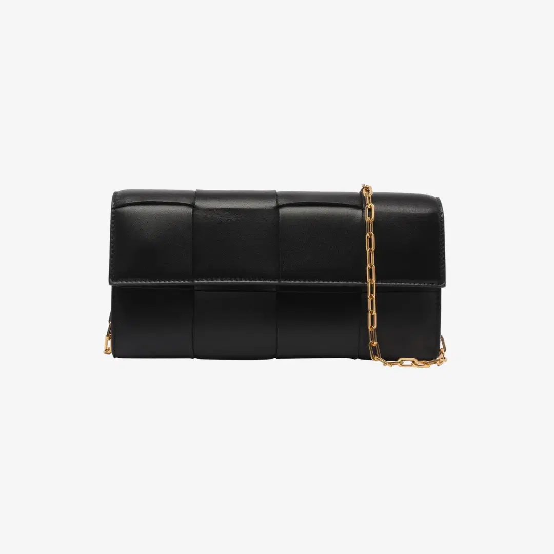 Bottega Veneta Bottega Veneta Chain Wallet Black