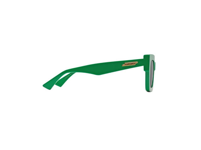 Bottega Veneta Bottega Veneta Classic Square Sunglasses In Acetate Black-Grey-Green - view 2