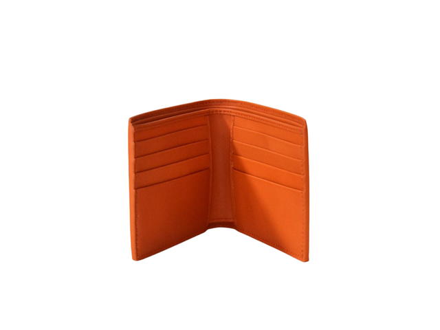 Bottega Veneta Bottega Veneta Folding Wallet In Leather Orange - view 2