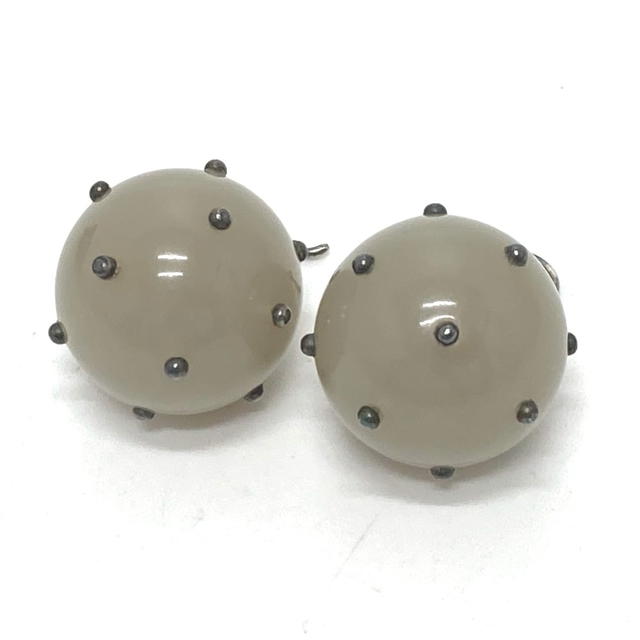 Bottega Veneta BOTTEGA VENETA Intrecciato ball Accessories Pierce Plastic gray/Silver - view 1