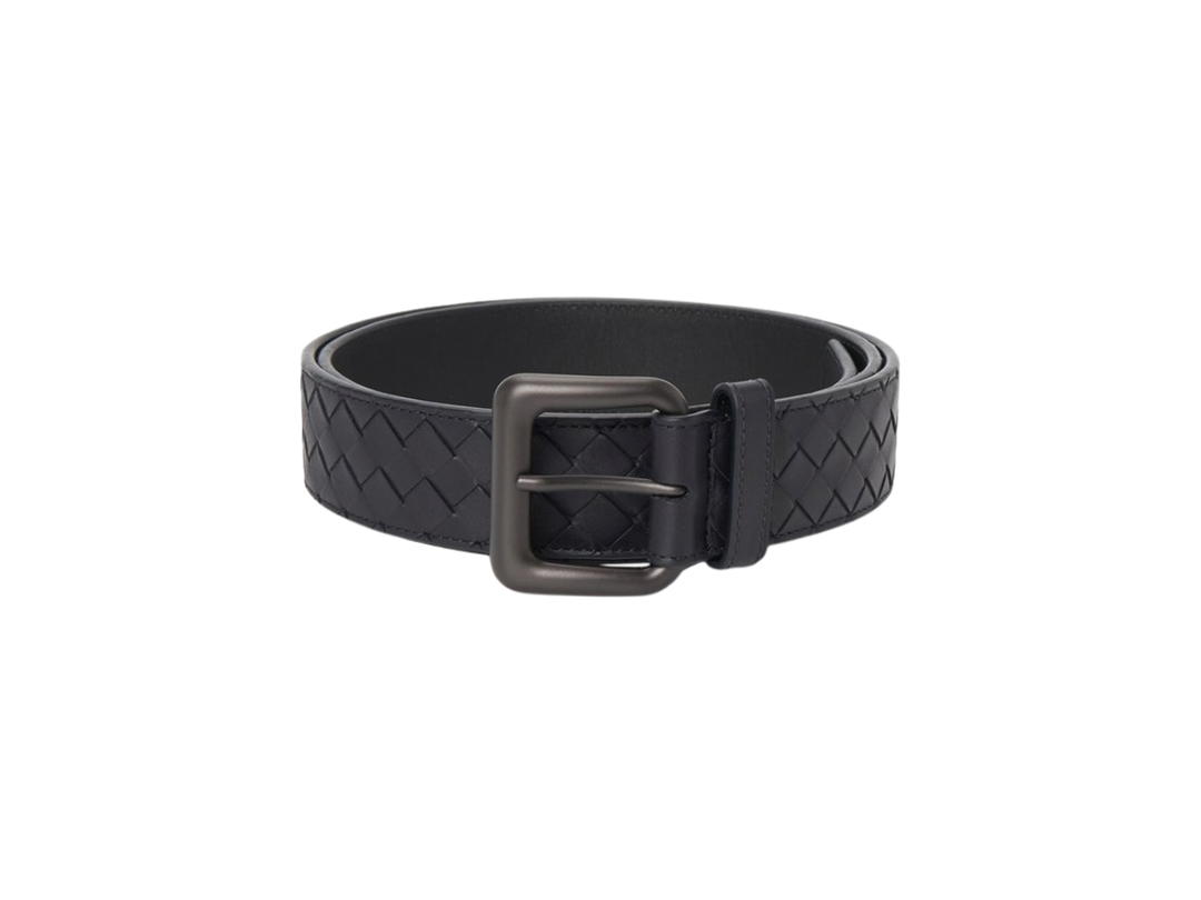 Bottega Veneta Bottega Veneta Intrecciato Belt Black