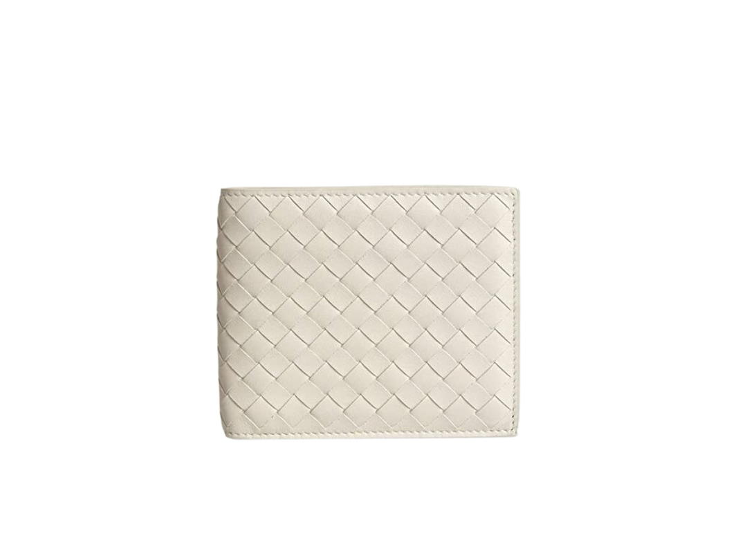 Bottega Veneta Bottega Veneta Intrecciato Bi-Fold Wallet In Calfskin With 8 Card Slots Mist