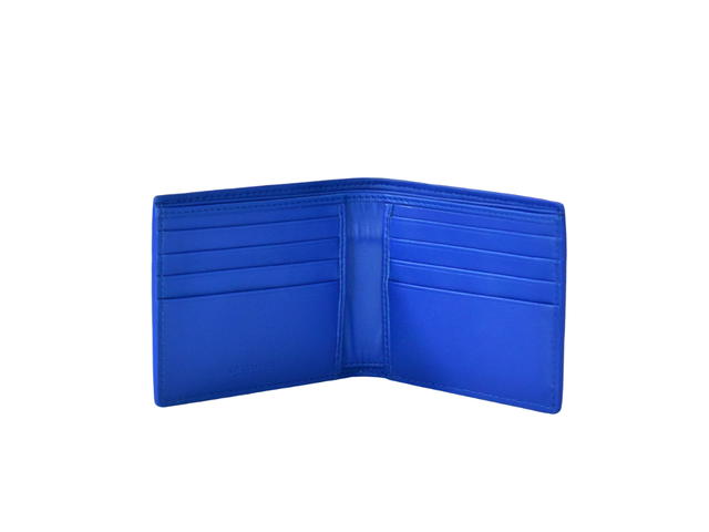 Bottega Veneta Bottega Veneta Intrecciato Bi-Fold Wallet In Calfskin With 8 Card Slots Peacock - view 2