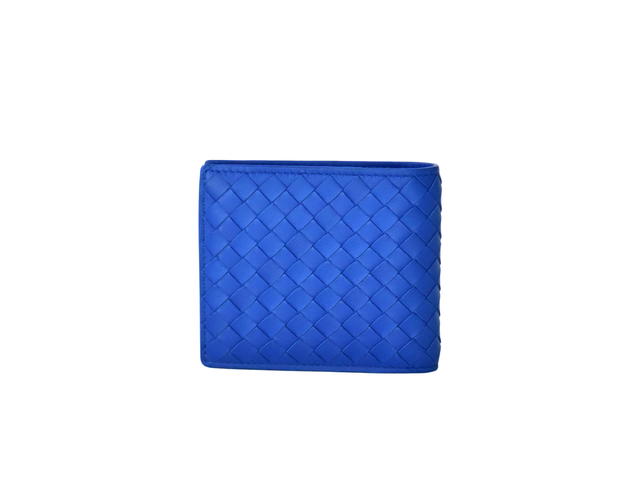 Bottega Veneta Bottega Veneta Intrecciato Bi-Fold Wallet In Calfskin With 8 Card Slots Peacock - view 3
