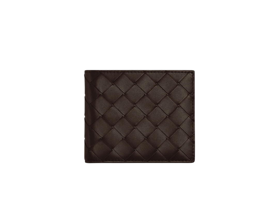 Bottega Veneta Bottega Veneta Intrecciato Bi-Fold Wallet In Calfskin With Eight Card Slots Fondant