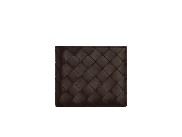 Bottega Veneta Bottega Veneta Intrecciato Bi-Fold Wallet In Calfskin With Eight Card Slots Fondant - view 1