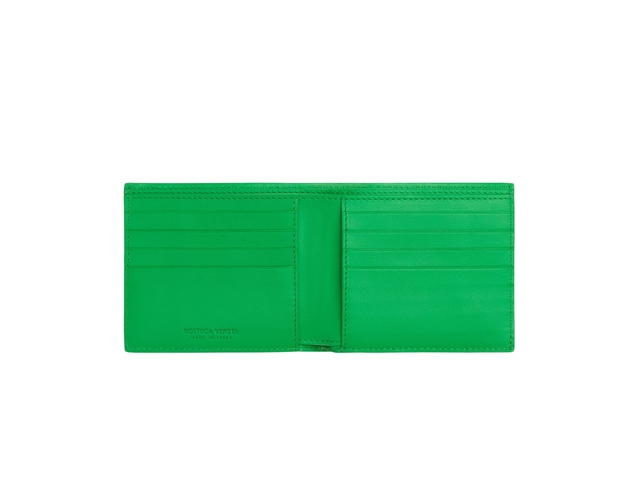 Bottega Veneta Bottega Veneta Intrecciato Bi-Fold Wallet In Calfskin With Eight Card Slots Parakeet - view 2