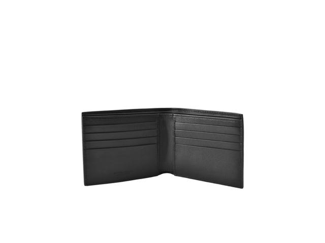 Bottega Veneta Bottega Veneta Intrecciato Bi-Fold Wallet In Lambskin Leather With 8 Card Slots Black - view 2