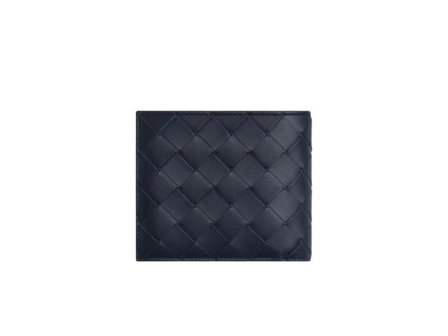 Bottega Veneta Bottega Veneta Intrecciato Bi-Fold Wallet With Coin Purse In Calfskin With Silver Finish Hardware Space-Cob - view 3