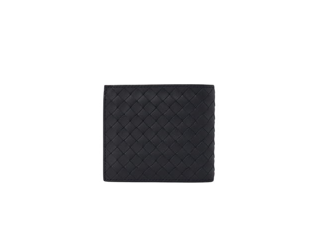Bottega Veneta Bottega Veneta Intrecciato Bifold Wallet In Calf Leather Navy - view 3