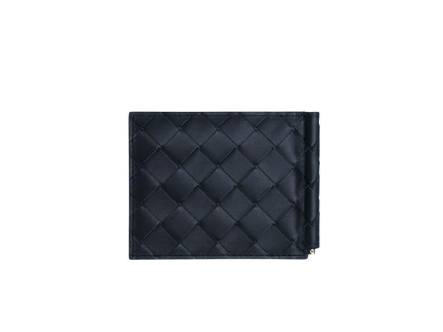 Bottega Veneta Bottega Veneta Intrecciato Bill Clip Wallet In Calfskin With Silver Finish Hardware Space-Pollen - view 3
