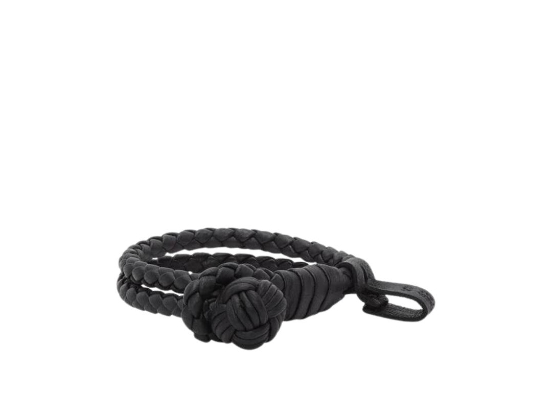 Bottega Veneta Bottega Veneta Intrecciato Bracelet In Black Braid Leather