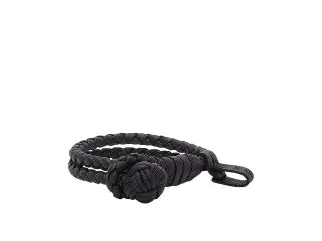 Bottega Veneta Bottega Veneta Intrecciato Bracelet In Black Braid Leather - view 1