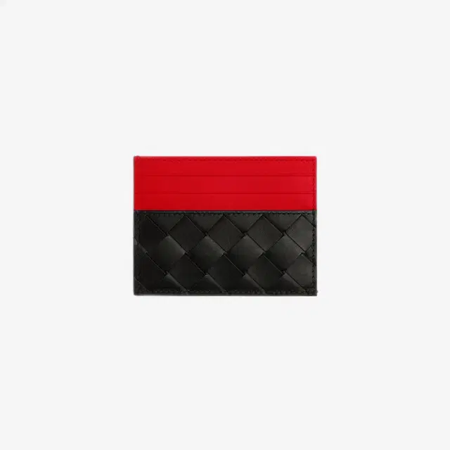 Bottega Veneta Bottega Veneta Intrecciato Credit Card Case Black Redstone - view 1