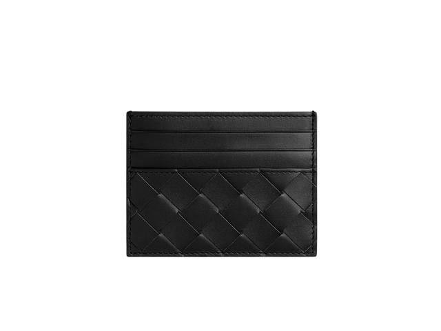 Bottega Veneta Bottega Veneta Intrecciato Credit Card Case In Calfskin Intrecciato Leather Black - view 2