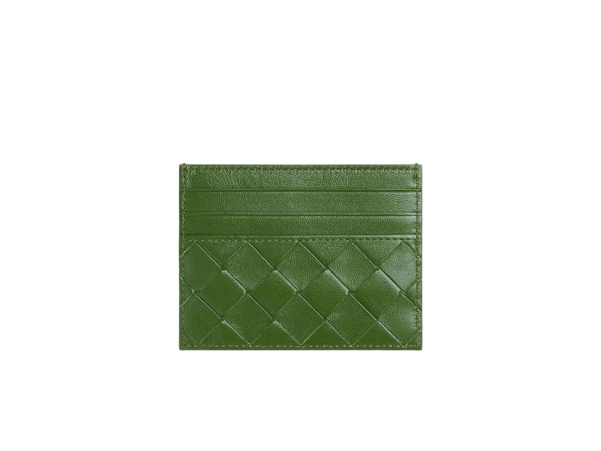 Bottega Veneta Bottega Veneta Intrecciato Credit Card Case In Lambskin Leather Avocado